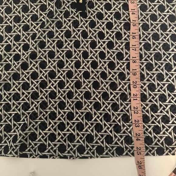 NEW The Limited Navy Blue White Sheer Printed Tank Top Size Medium - Picture 8 of 8